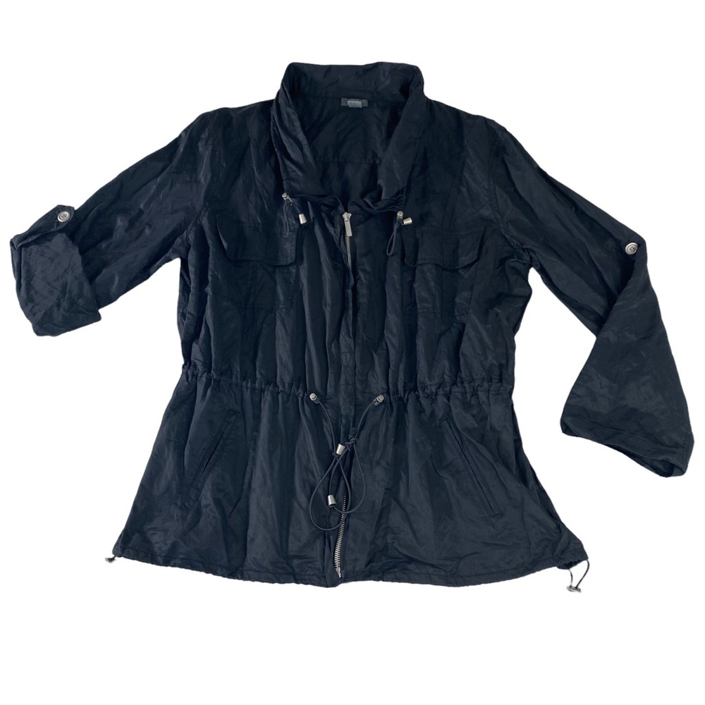 Kenneth Cole Reaction Women's Jacket, Coal Lightweight Black Size S Pockets - Picture 7 of 16